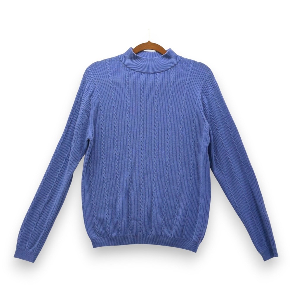 Charter Club Cashmere‎ Sweater Blue Medium